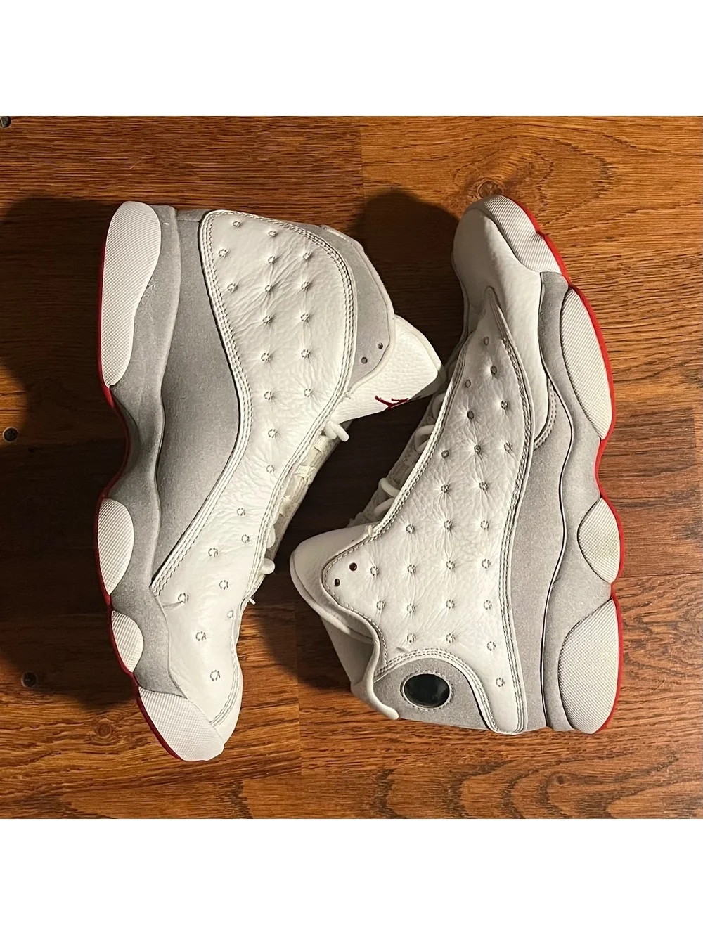 Jordan 13 Retro Wolf Grey Sneakers Size 9.5